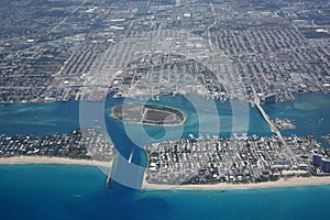 Aerial View of Lake Worth Inlet