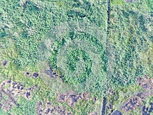 aerial view of land mapping by unmaned aerial vehicle in Bogor, Indonesia