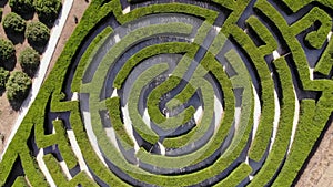 Aerial view of the landscape maze, Maze Cyprus.