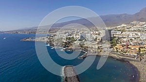 Aerial view of Las Americas beach, Tenerife