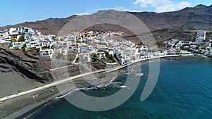 Aerial View, Las Playitas, Spain, Canary, Fuerteventura