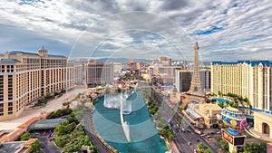 Aerial view of Las Vegas strip