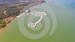 Aerial view of the Lexis Hibiscus Hotel Port Dickson photo