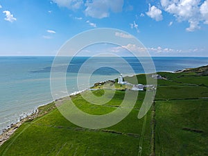 Aerial View of the Lighthouse at St. Catherine's Point, Isle of Wight