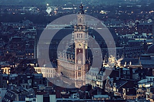 Aerial view of Lille photo