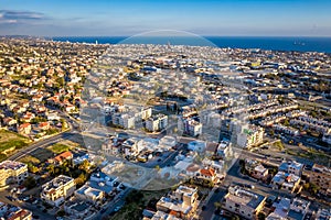 Aerial view of Limassol outskirts. Cyprus