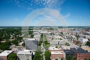 Aerial View of Lincoln, Nebraska