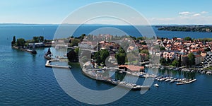 Aerial view of Lindau