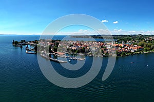 Aerial view of Lindau