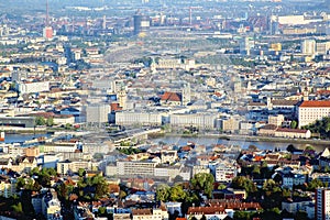 Aerial View of Linz