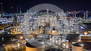 Aerial view liquid chemical tank terminal, Storage of liquid chemical and petrochemical products tank, Oil and gas storage tanks