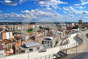 Aerial view of Lleida photo