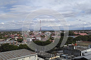 Aerial view of the location of the trading center in Banda Aceh City