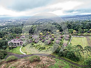 Aerial View Lomas del Volcano Luxury hotel near Volcano Arenal in Costa Rica photo