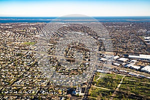 aerial view of Long Island New York communities