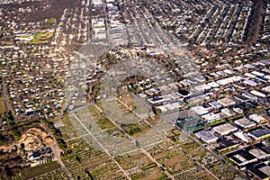 aerial view of Long Island New York communities