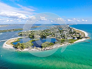 Aerial view of Longboat Key, Florida