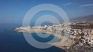 Aerial view of Los Christianos resort, Tenerife