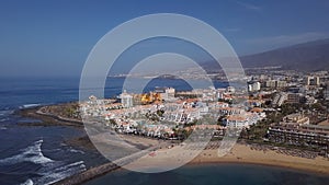 Aerial view of Los Christianos resort, Tenerife
