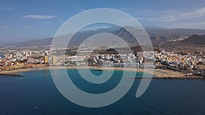 Aerial view of Los Christianos resort, Tenerife