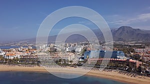 Aerial view of Los Christianos, Tenerife