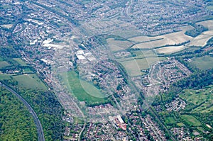 Aerial View of Loudwater and High Wycombe, Buckinghamshire photo