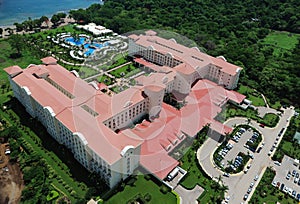 Aerial view of luxury resort