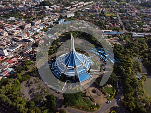 aerial view of \