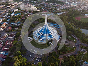 aerial view of \