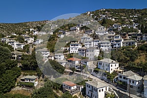 Aerial view at Makrinitsa village of Pelion, Greece