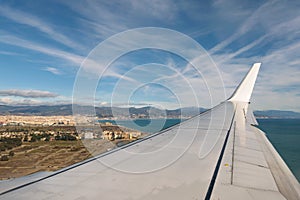 Aerial view Malaga, Spain