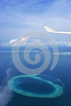 Aerial view, Maldives