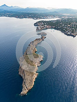 Aerial view of Malgrats Islands and Santa Ponsa Bay photo