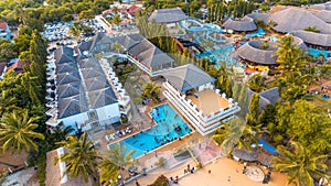 Aerial view of the mangrove swamp, dar es salaam