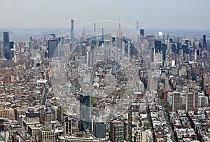 Aerial View of Manhattan. New York City