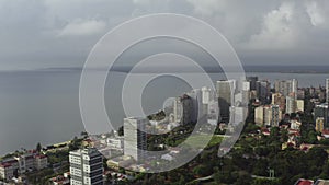 Aerial view Maputo Mozambique.