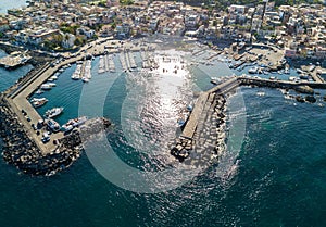 Aerial view of the Marina