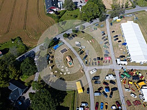 Aerial view of Marken Grode, Rakkestad, Norway