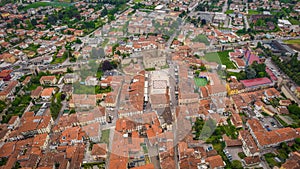 Aerial View of Marostica with \