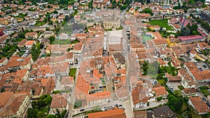 Aerial View of Marostica with \