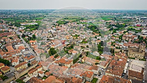 Aerial View of Marostica with \