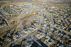 Aerial View of Martensville, Saskatchewan