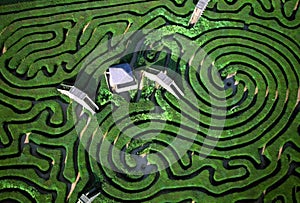 Aerial view of Maze photo