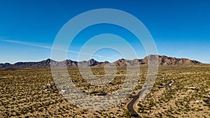 Aerial View Of McDowell Regional Park Near Phoenix, Arizona