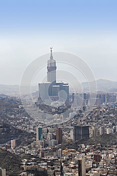 Aerial view of Mecca