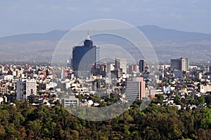 Aerial view of Mexico City - Mexico