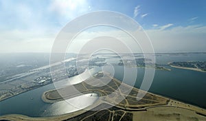 Aerial view of Mission Bay, San Diego