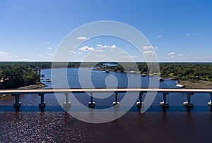 Aerial view of Mobile Bay, Alabama