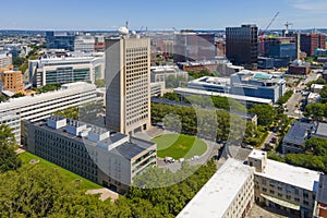 MIT aerial view, Cambridge, Massachusetts, USA photo