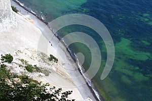 Aerial view Mons Klint, Denmark